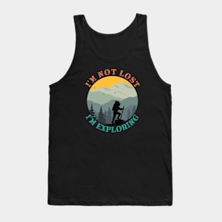 I'm Not Lost I'm Exploring-Hiker Vintage Tank Top